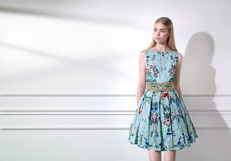 Summer dress with a belt Summer dress with a belt