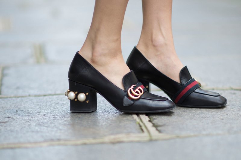 Heeled loafers