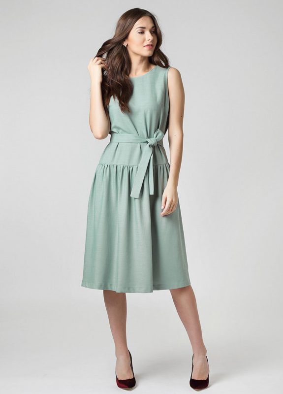 Solid Midi Dress Solid Midi Dress