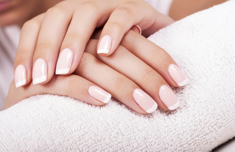 Classic french manicure Classic french manicure