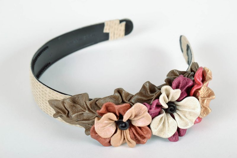 Fabric hair ornaments