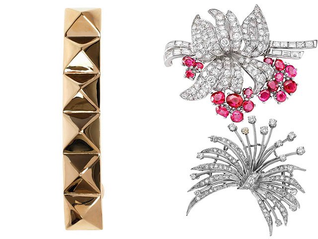 Hairpins with rhinestones