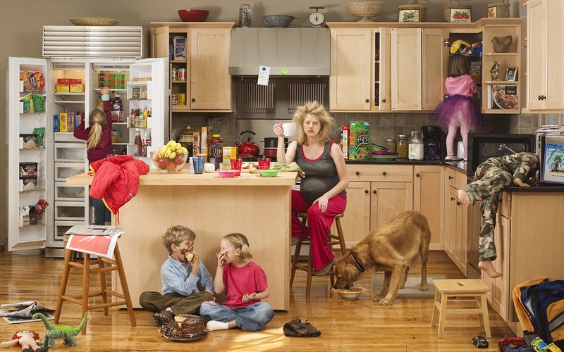 A common mistake of a woman: take on all the housework