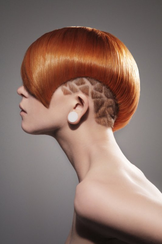 Create geometric shapes using shaving