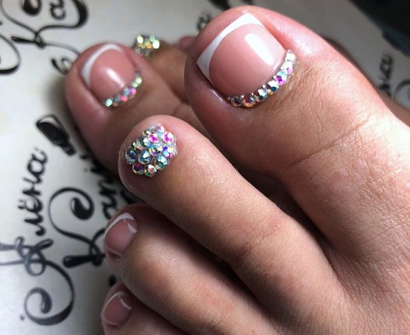 French with stones and a hole French with stones and a hole