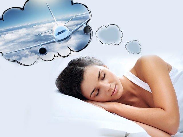 Dreaming airplane