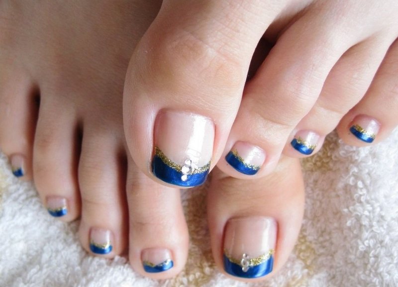 Blue jacket with rhinestones Blue jacket with rhinestones