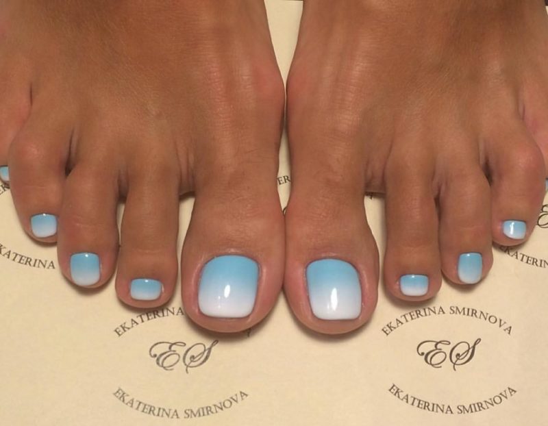Ombre Pedicure Ombre