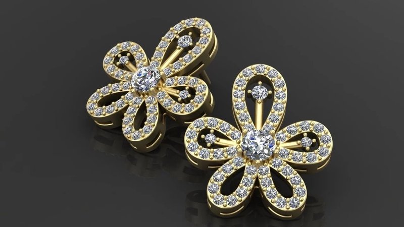 Gold earrings in a dream