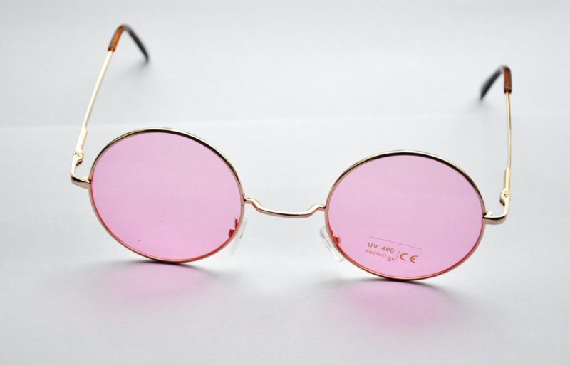 Pink glasses in a dream Pink glasses in a dream