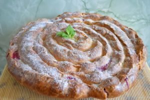 Snail Pie with Cherry