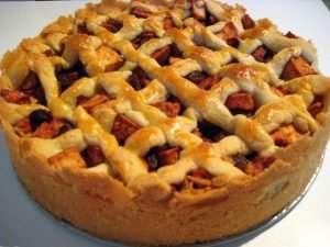 Pie with apples