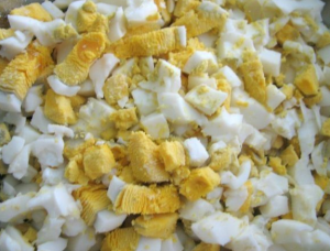 Pies with egg and green onions