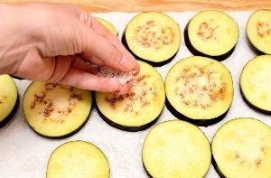 Eggplant in the oven