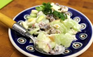 Celery Salad with Apple and Nuts