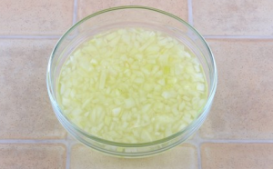 Tasty salad with grapes, meat and arugula in oriental style