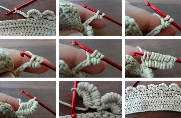 How to crochet the edges of the product beautifully?
