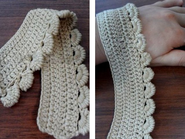 How to crochet the edges of the product beautifully?