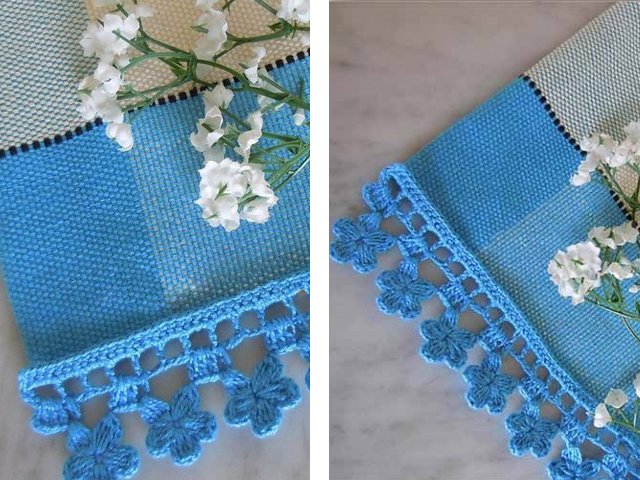 How to crochet the edges of the product beautifully?