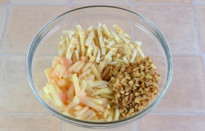 Celery and apple salad