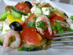 Light Shrimp Salad
