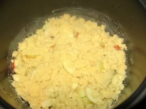 Shortcake in a slow cooker