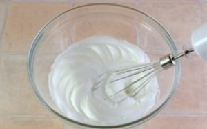 Pie with cottage cheese and cherry