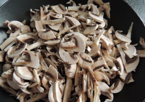 Salad Breeze with mushrooms and Beijing cabbage