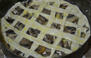 Mushroom pie