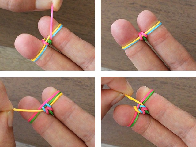 How to weave gum bracelets: photo and video tutorials