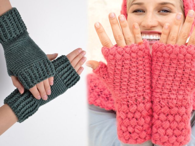 viazanye mitenki kriuchkom dlia nachinaiushih