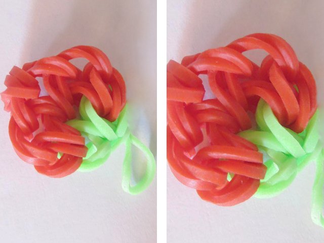 Figures made of rubber bands: weaving on a slingshot and a loom