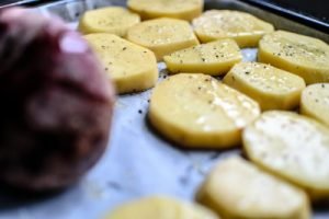 Beetroot salad with beef and mayonnaise