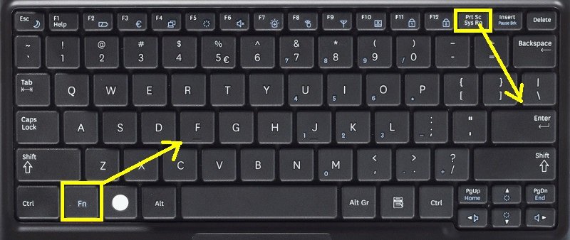 For laptop Fn + printscrn For laptop Fn + printscrn
