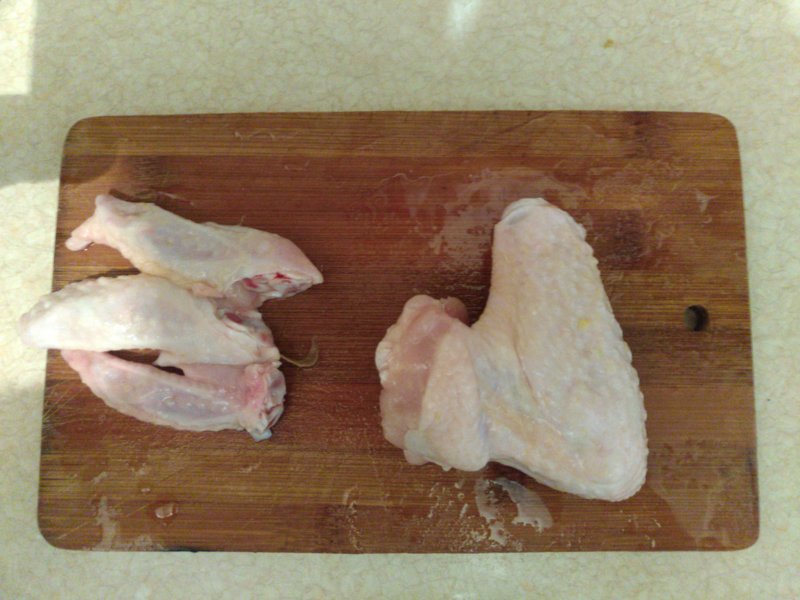Chicken wings preparation