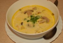 Mushroom Cheese Soup