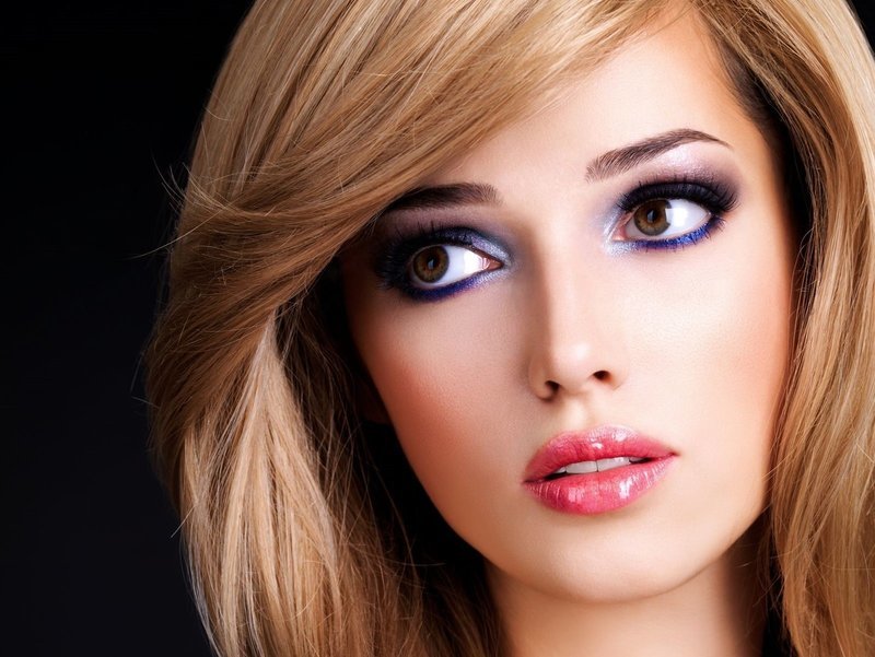 Bright makeup for blondes with brown eyes Bright makeup for blondes with brown eyes