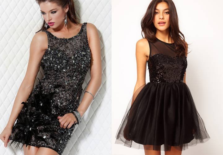 New Year's outfits in black New Year's outfits in black