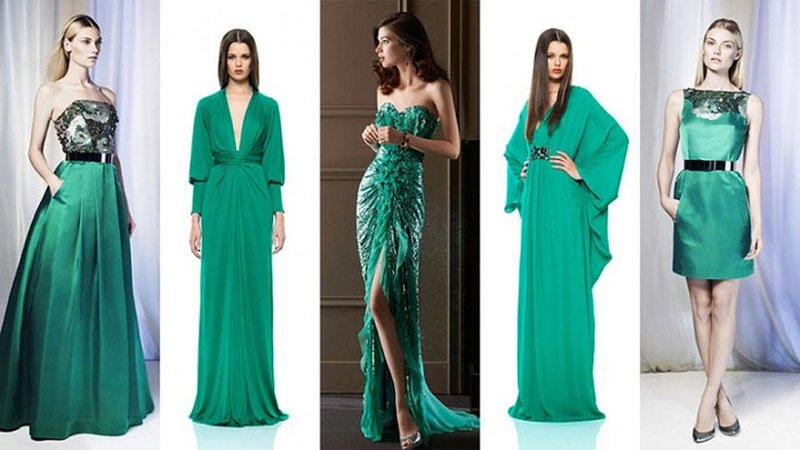 Outfits for the New Year 2024 in green colors. Outfits for the New Year 2024 in green colors.
