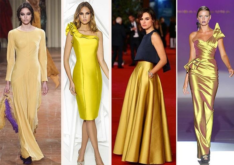 Christmas outfits in yellow colors Christmas outfits in yellow colors