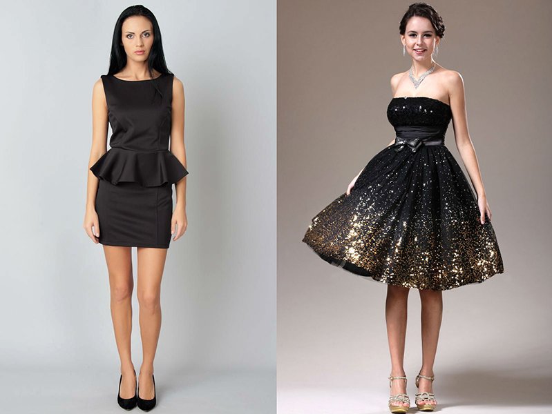 Girls in beautiful black dresses Girls in beautiful black dresses