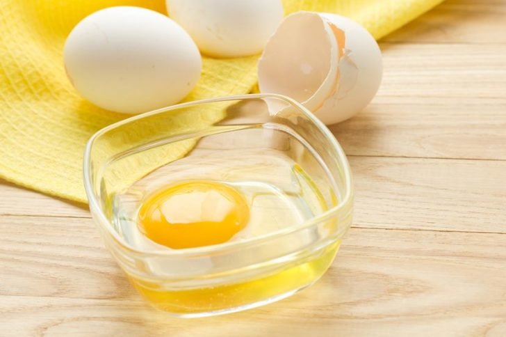 Eggs for hair masks