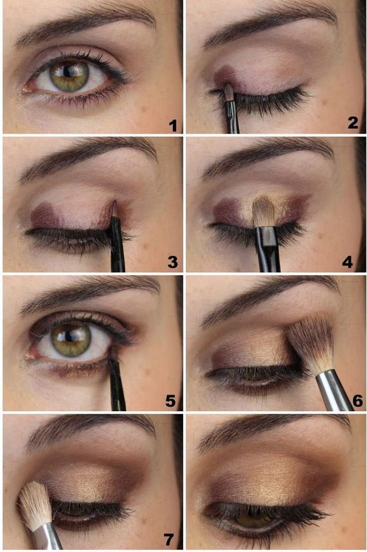 Step-by-step eye makeup Step-by-step eye makeup