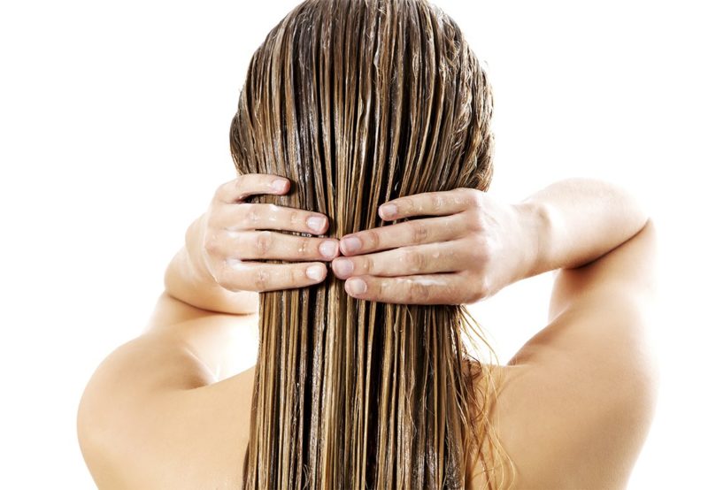 Gelatin mask on hair Gelatin mask on hair