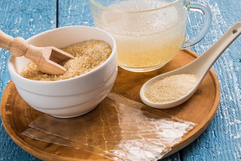 Gelatin and gelatin mask Gelatin and gelatin mask