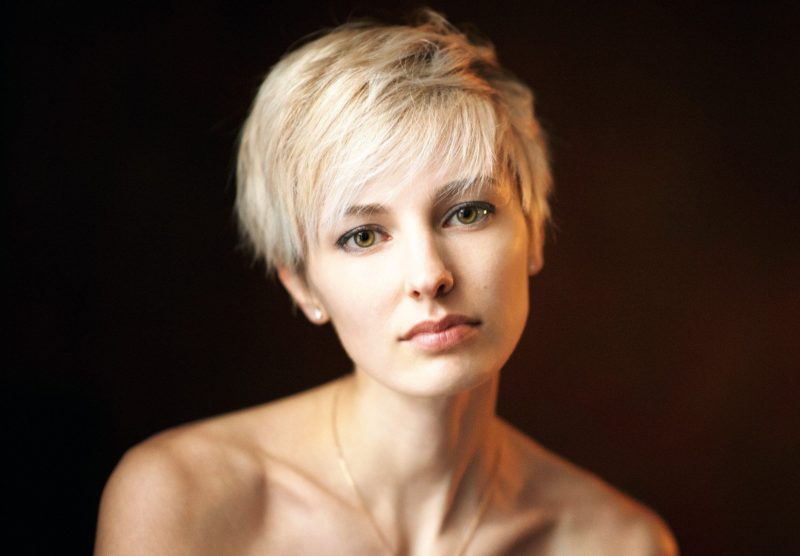 Bob with side parting and jagged ends Bob with side parting and jagged ends