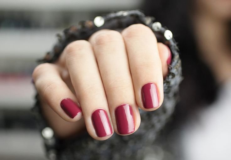 Marsala gel polish for short nails Marsala gel polish for short nails