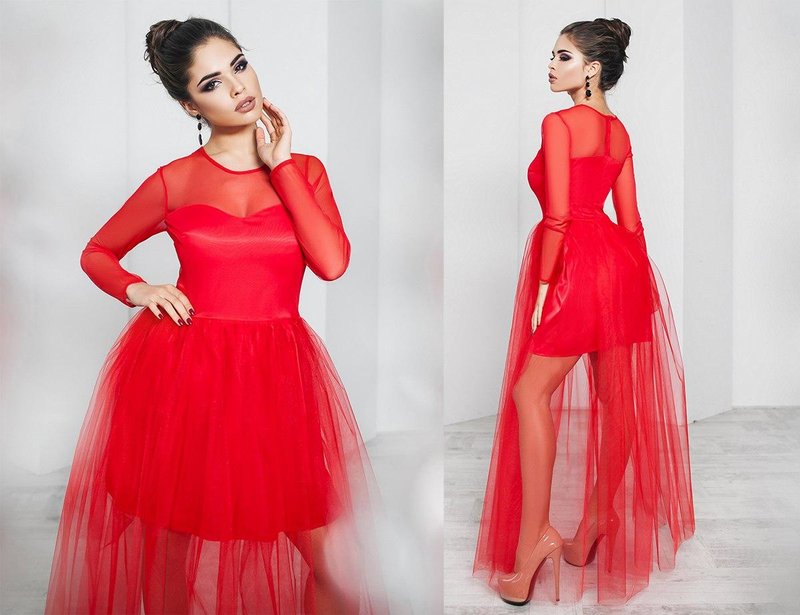 Dress with a train Dress with a train