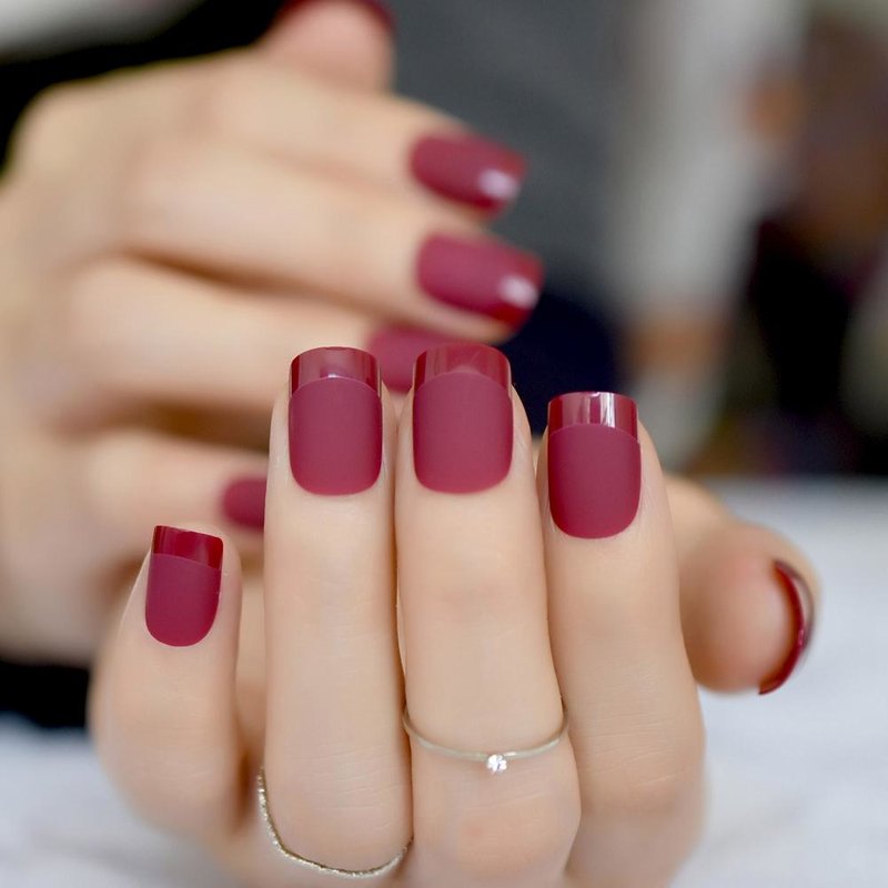 Contrast jacket with gel polish Contrast jacket with gel polish