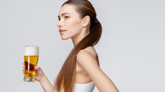 The benefits of beer for hair